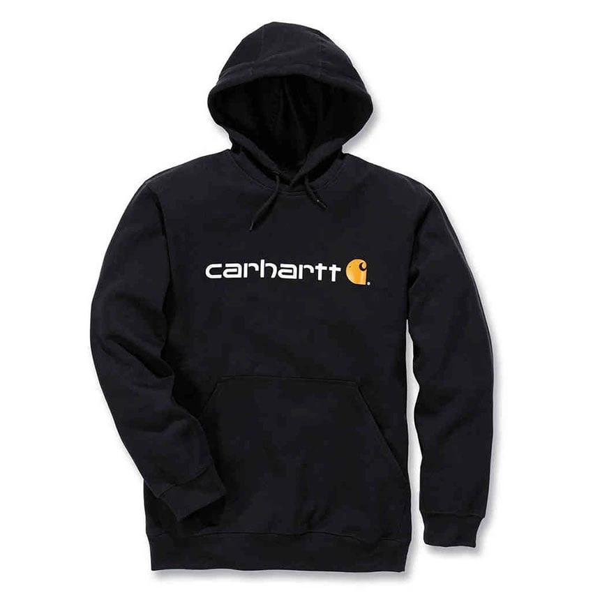 Carhartt Signature Logo Hooded Sweatshirt 3 Carhartt Signature Logo Hooded Sweatshirt