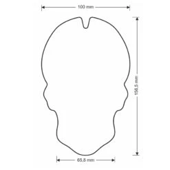 OneDesign Tank Pad Gold Skull 13 OneDesign Tank Pad Gold Skull -Motor Liefhebbers Winkel onedesign tank pad gold skull 5