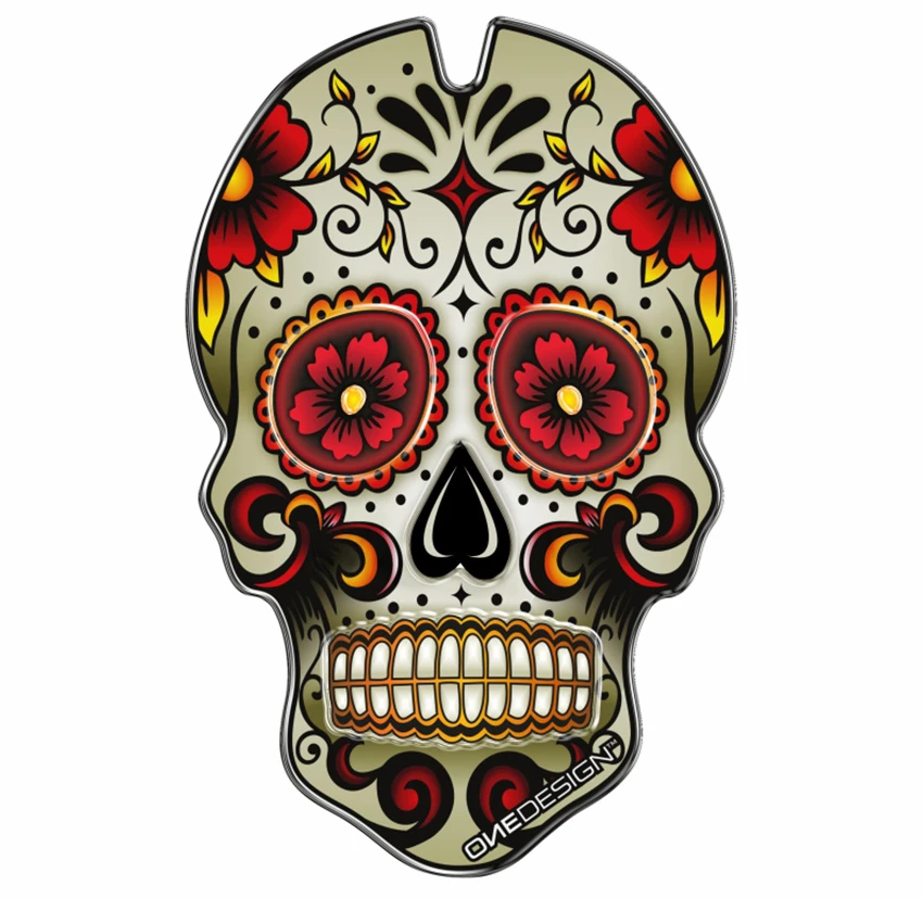 OneDesign Tank Pad Gold Skull 3 OneDesign Tank Pad Gold Skull