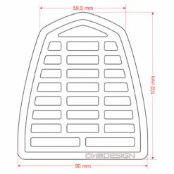 OneDesign Tank Pad Leather Soft Touch -Motor Liefhebbers Winkel onedesign tank pad leather soft touch 6