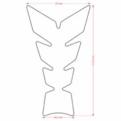 OneDesign Tank Pad Moon Print -Motor Liefhebbers Winkel onedesign tank pad moon print 8