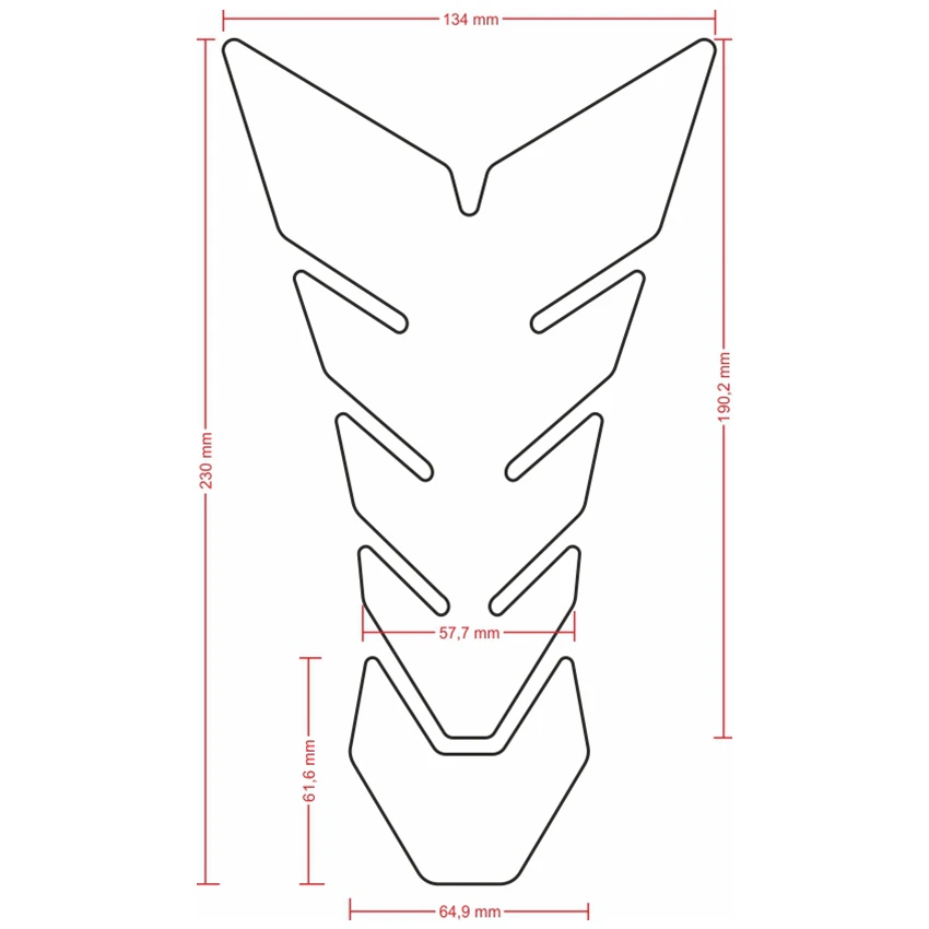 OneDesign Tank Pad Print Black Edition 8 OneDesign Tank Pad Print Black Edition - Afbeelding 6