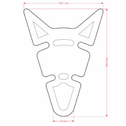 OneDesign Tank Pad Wayout -Motor Liefhebbers Winkel onedesign tank pad wayout 2