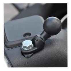 Voorkant -Motor Liefhebbers Winkel ram mounts 9mm angled bolt head adapter ball base 1