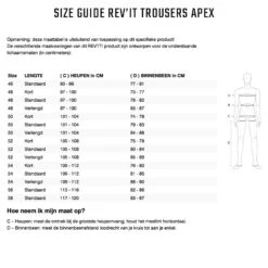 Rev'it Apex Trousers -Motor Liefhebbers Winkel revit apex trousers 4