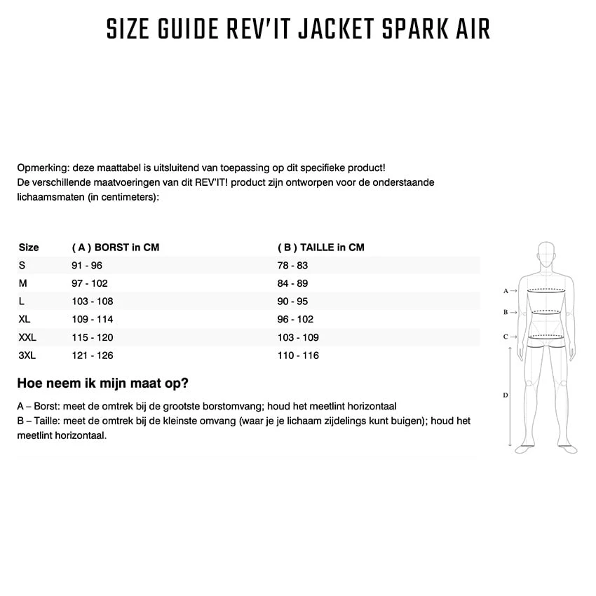 Rev'it Spark Air Jacket 14 Rev'it Spark Air Jacket - Afbeelding 12