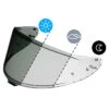 Shoei CWR-F2 X-SPR Pro / NXR2 Visor Photochromic -Motor Liefhebbers Winkel shoei cwr f2 x spr pro nxr2 visor photochromic